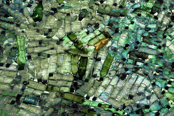 Gilbert Claes - Sea of Bottles | blinq.art